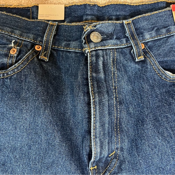 Levi's 505 Regular Straight Blue Jeans Classic Style Size 33x30 NEW - Picture 3 of 11